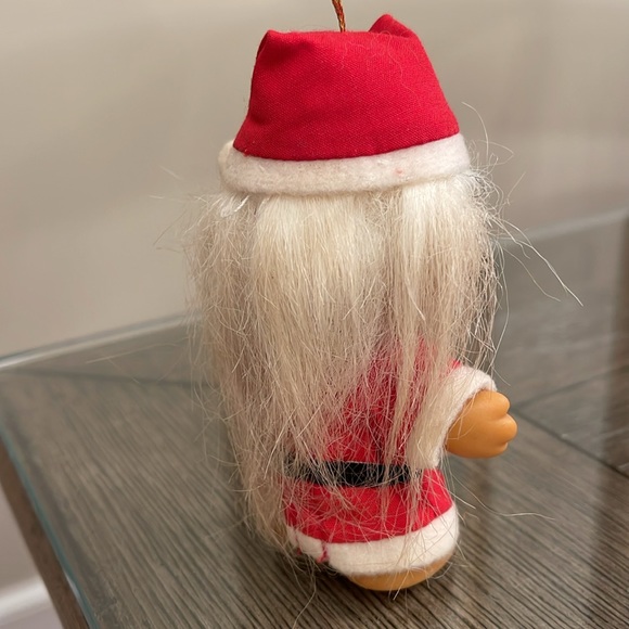 Vintage Russ Christmas Santa Troll Doll in Santa Suit Santa Claus 5" Ornament - Picture 4 of 14